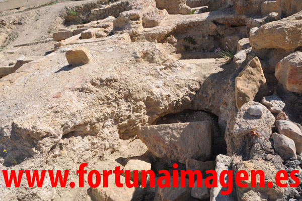 Restos arqueológicos del Balneario Romano de Fortuna